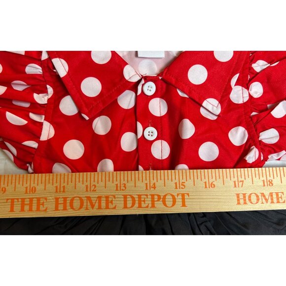 PatPat Polka Dot Flutter Dress *No Belt* - Picture 10 of 11